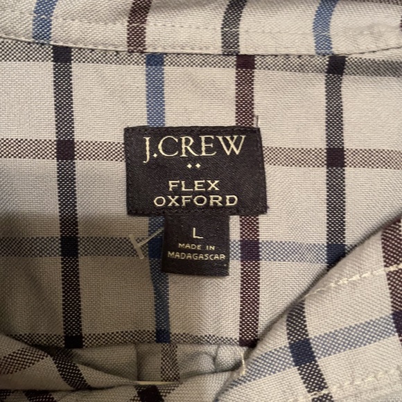 J.Crew Flex Oxford Button-Down Shirt, Size L - Picture 2 of 2